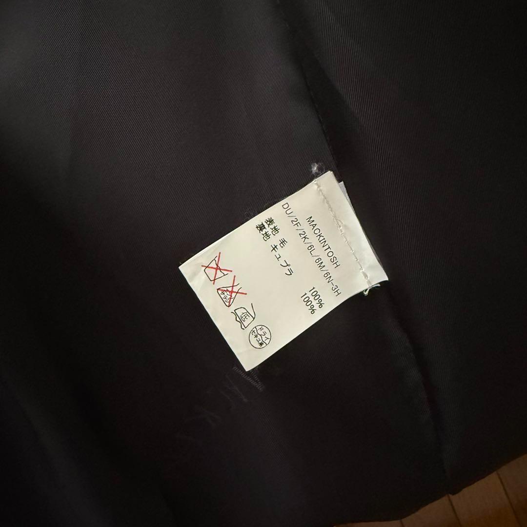 未使用級 白タグ マッキントッシュ ダンケルド ウールステンカラーコート 42