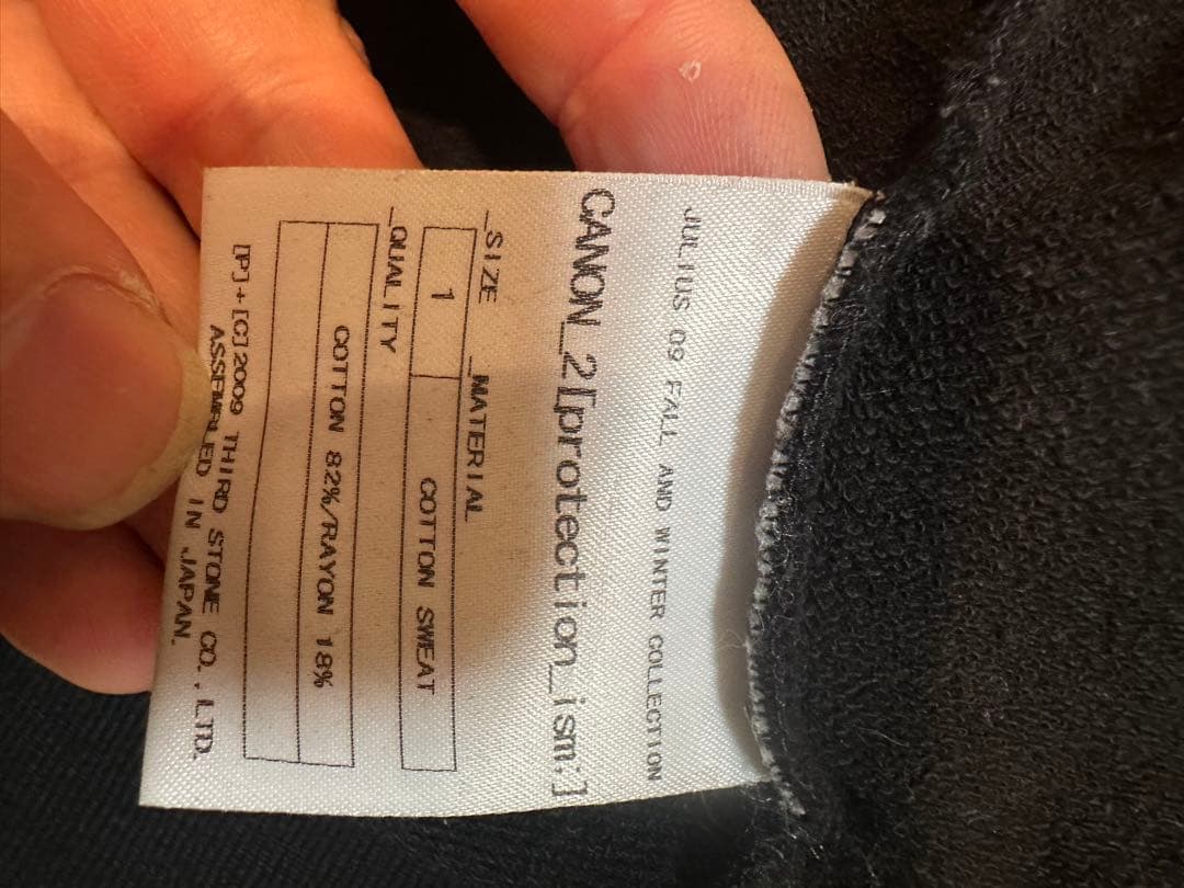 juliusユリウス パーカー