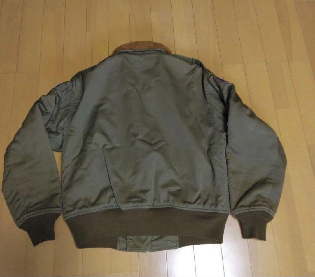 ピ*ん様 バズリクソンズ　 B-10 サイズ36 中古品　フライトジャケット死神