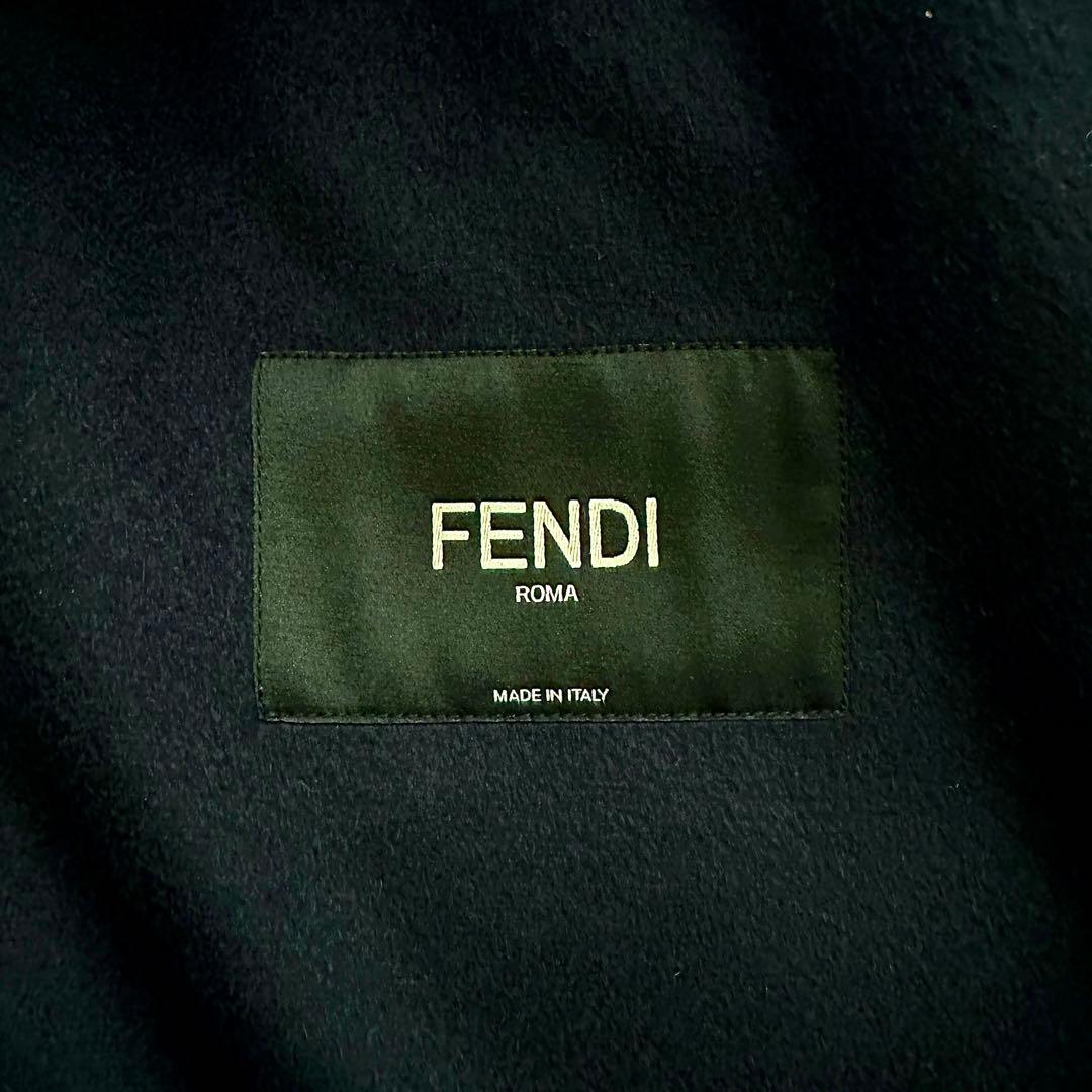FENDI カシミヤライナー付 比翼 コート