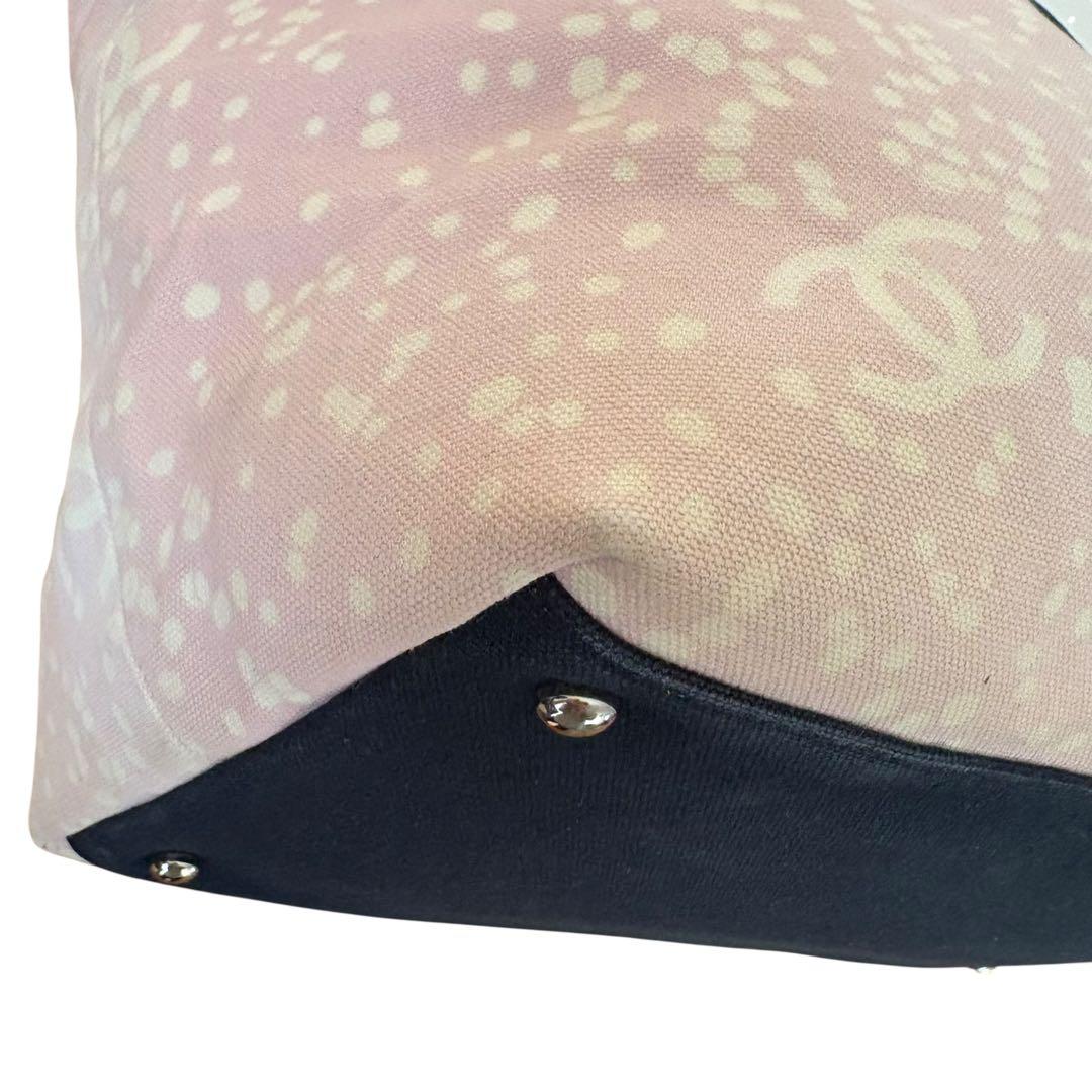 CHANEL ハイサマー ラージトート ピンク ブラック