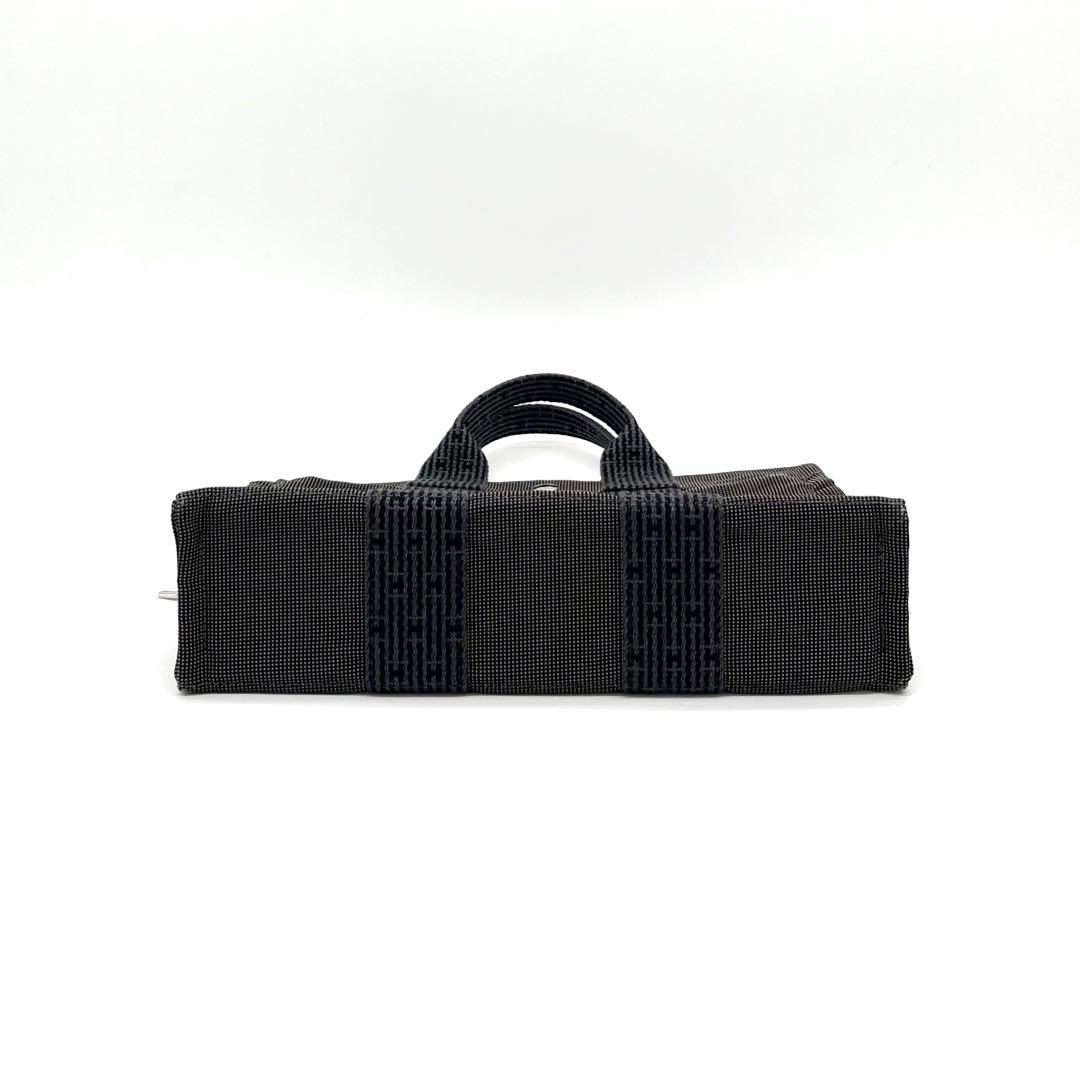 HERMES エルメス エールラインPM トート グレー 鍵2 カデナ