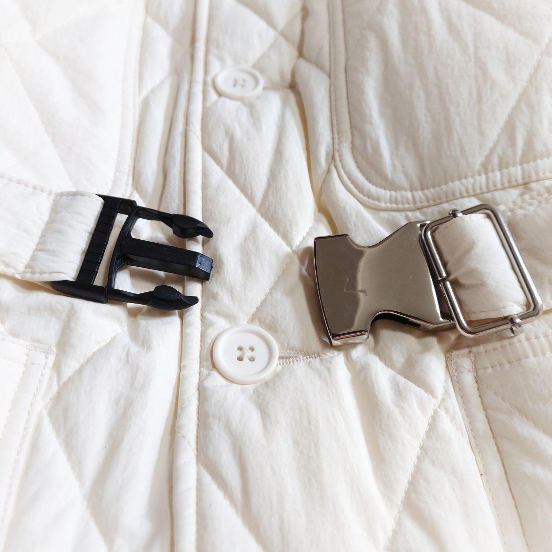 美品♪メゾンスペシャル×ユニバーサルオーバーオール フリーザーコート ホワイト系