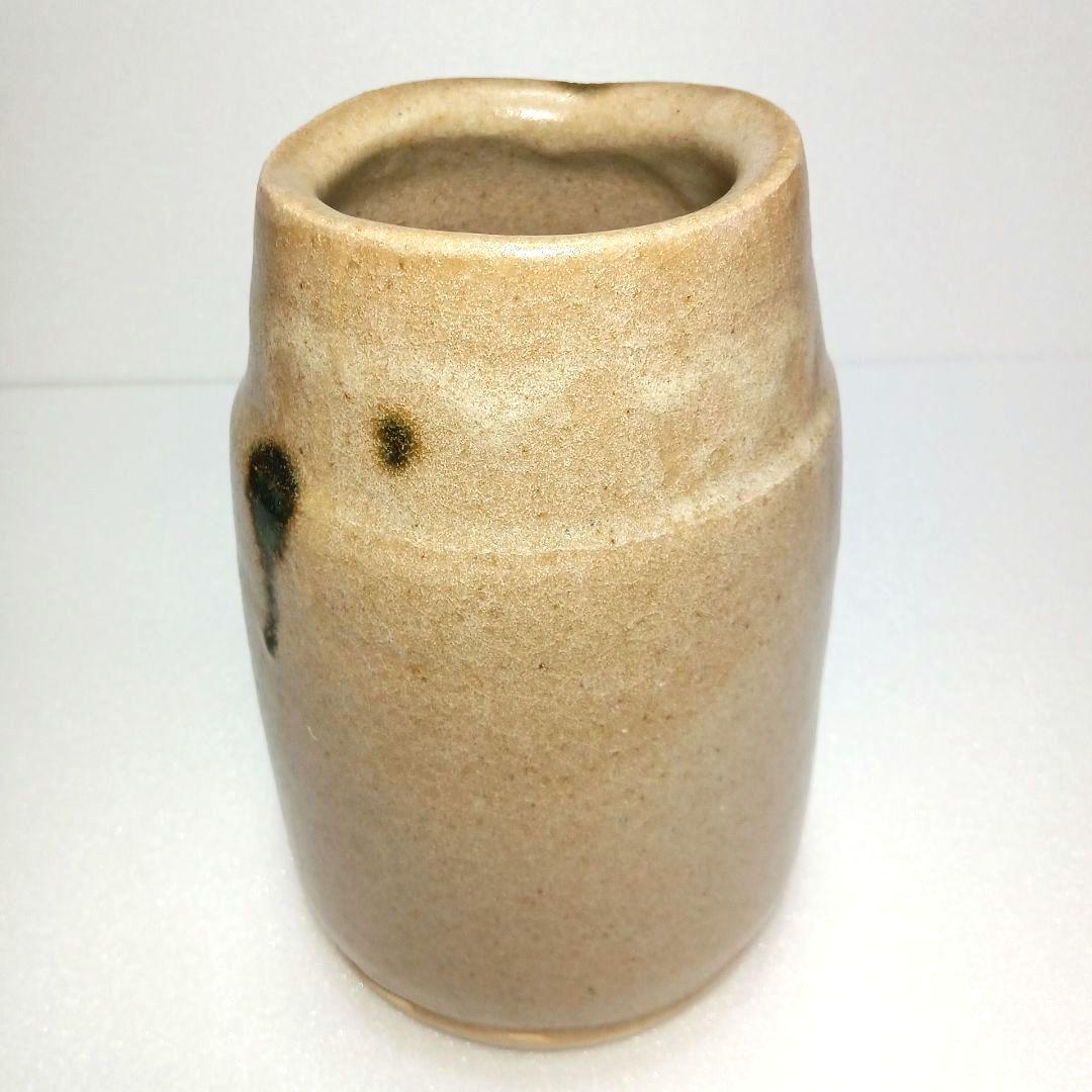 茶道具 黄瀬戸 花生 (花入) 藤原 一門