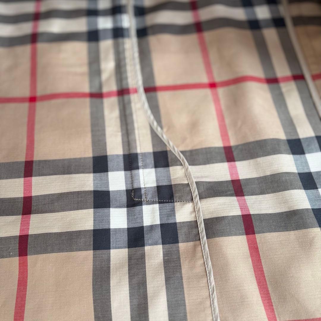 バーバリー ステンカラーコート ノバチェック ライナーモカベージュ