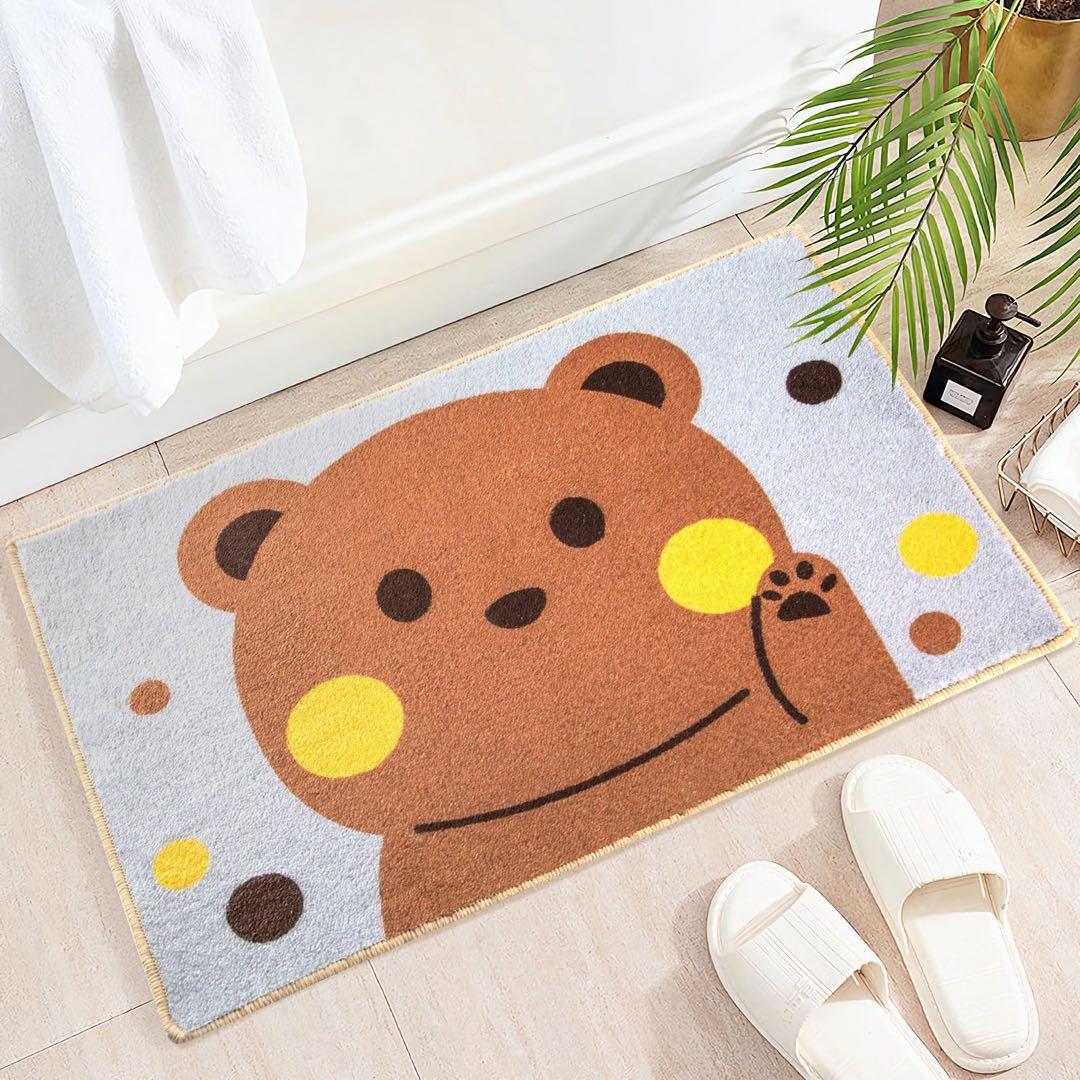 ★❤️人気商品❤️ バスマット 「超かわいい風」 お風呂マット 足ふきマット 速乾