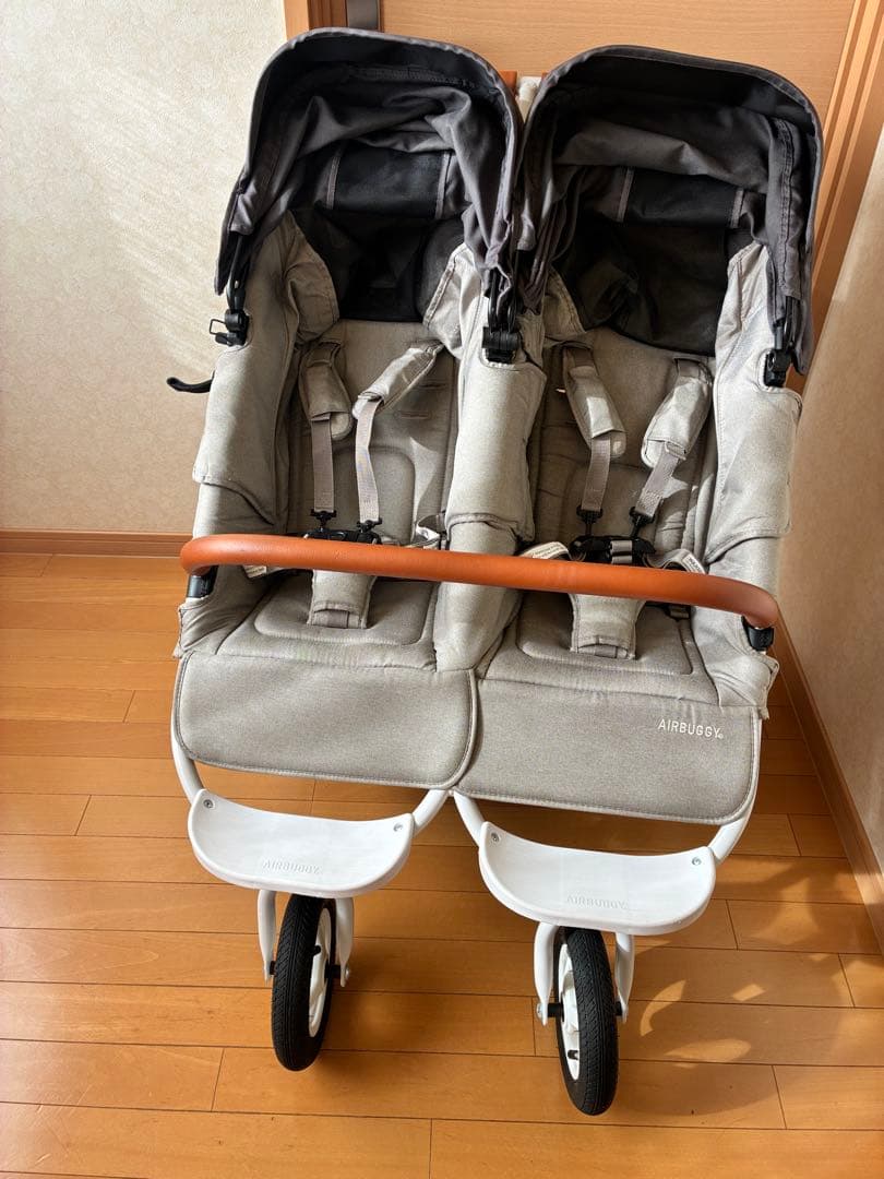 エアバギーココダブルEXフロムバース 双子 グレーブラウン