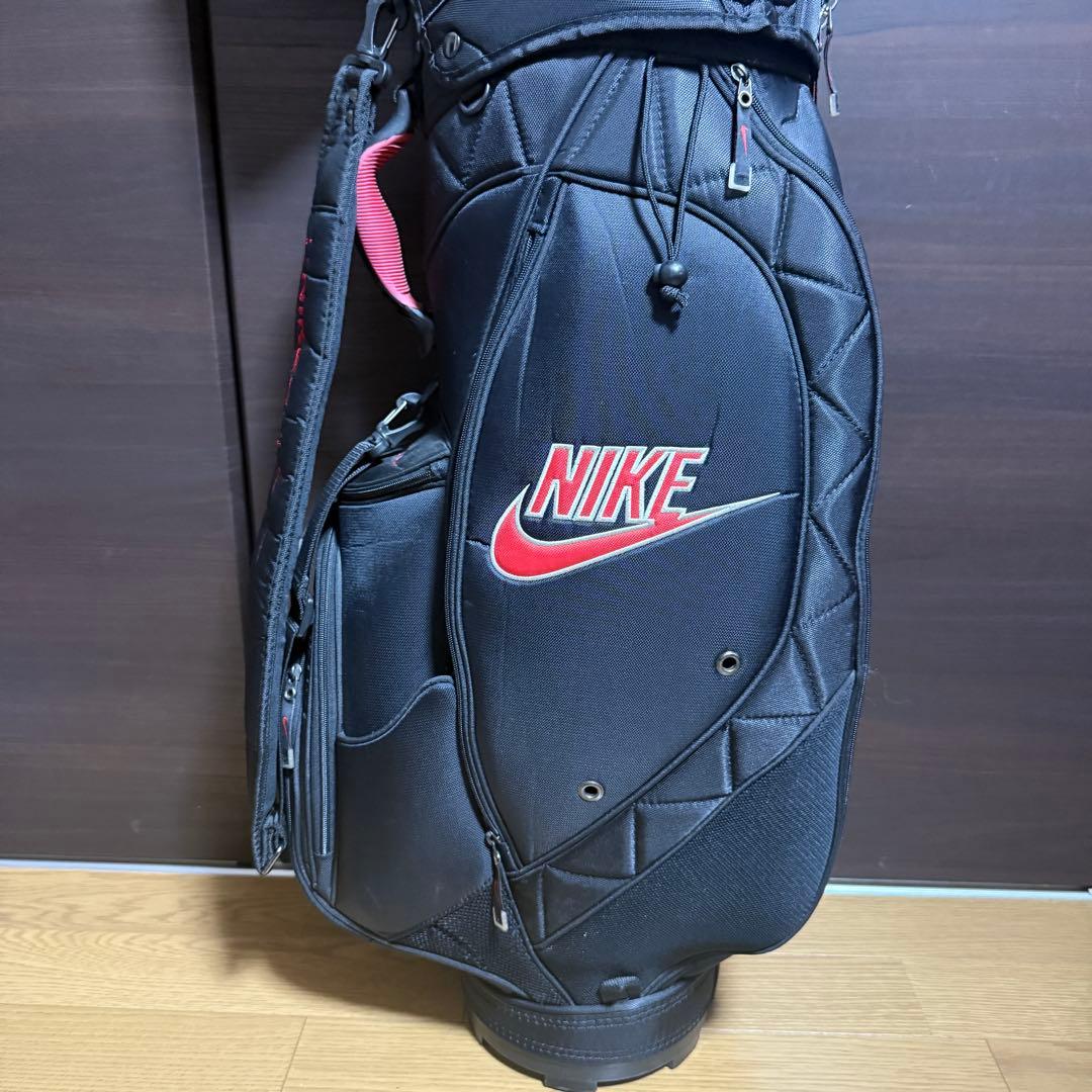 NIKE GOLF ゴルフバッグ キャディバッグ ブラック レッド