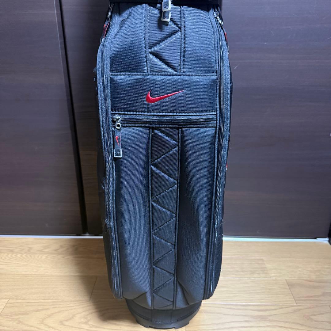 NIKE GOLF ゴルフバッグ キャディバッグ ブラック レッド