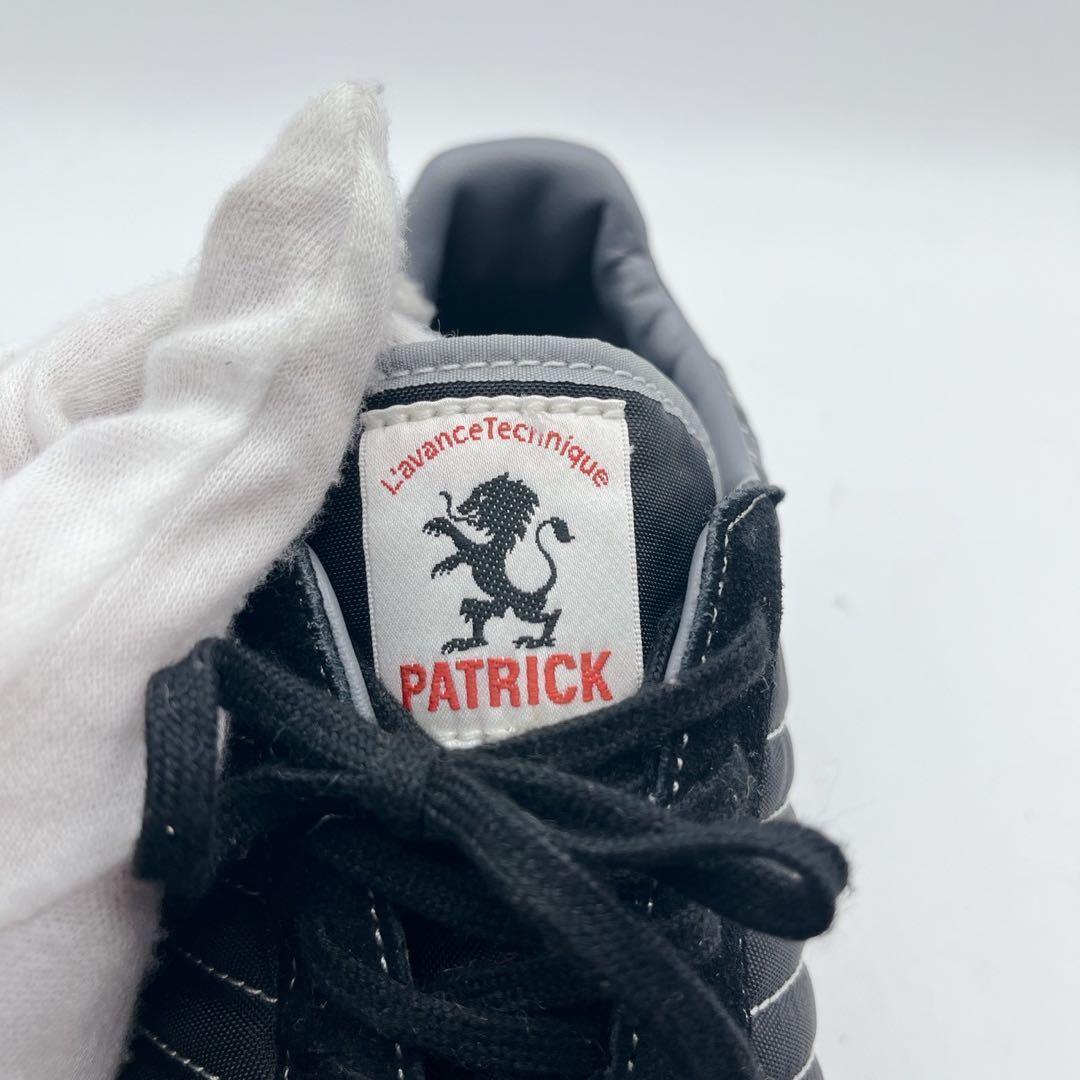 極美品✨PATRICK パトリック スタジアム 黒 スニーカー 39 24.5