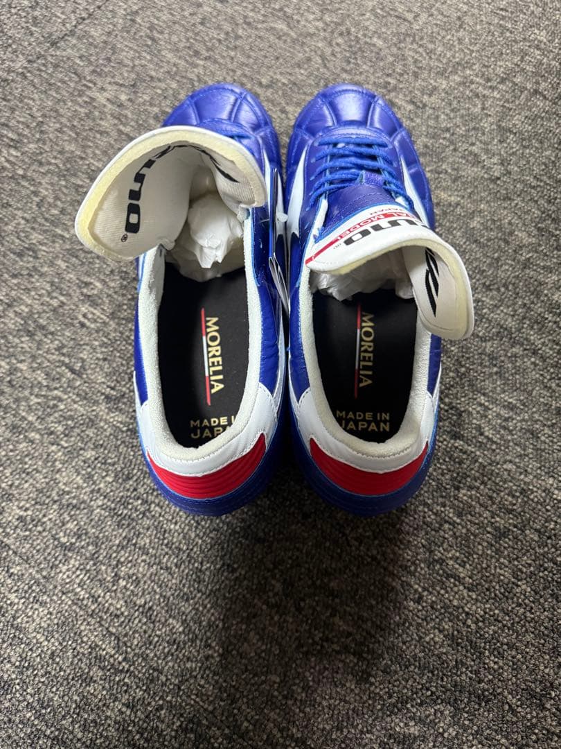 【新品】 ミズノ モレリア 限定 スパイク 26 MORELIA ジャパン 青