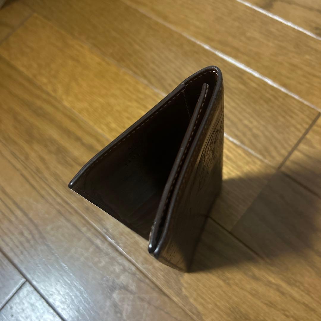 Berluti 長財布 ブラウン レザー セコイヤ オルガ期 スクリットレザー