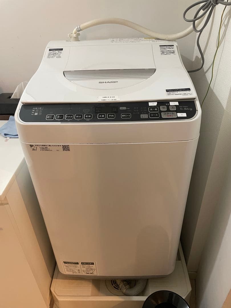 SHARP 縦型洗濯機 ES-TX5DJ 5.5kg