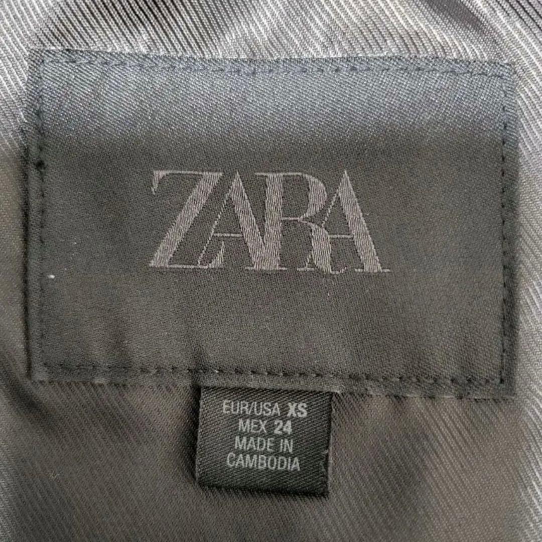 ZARA フェイクレザージャケット ブラック　公式完売品