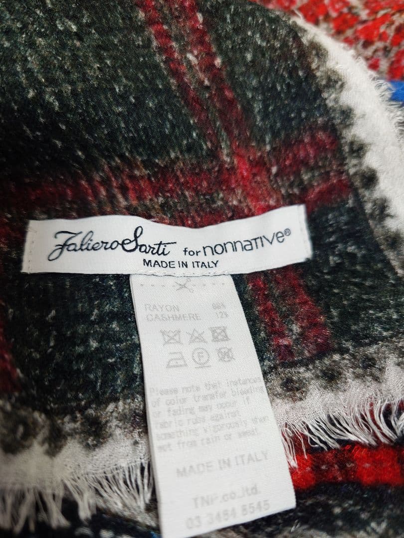 ファリエロ サルティ　Faliero Sarti　ストール　nonnative