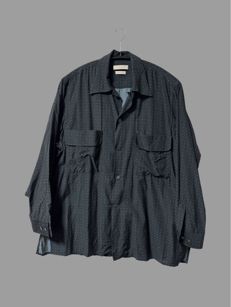 【yoke】ダークブルー 長袖シャツ