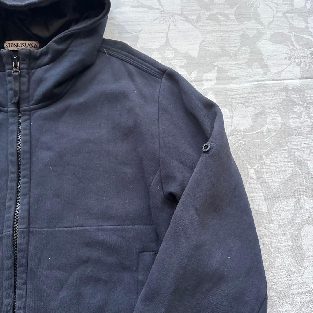 ストーンアイランド STONE  フルジップパーカー XL ネイビー