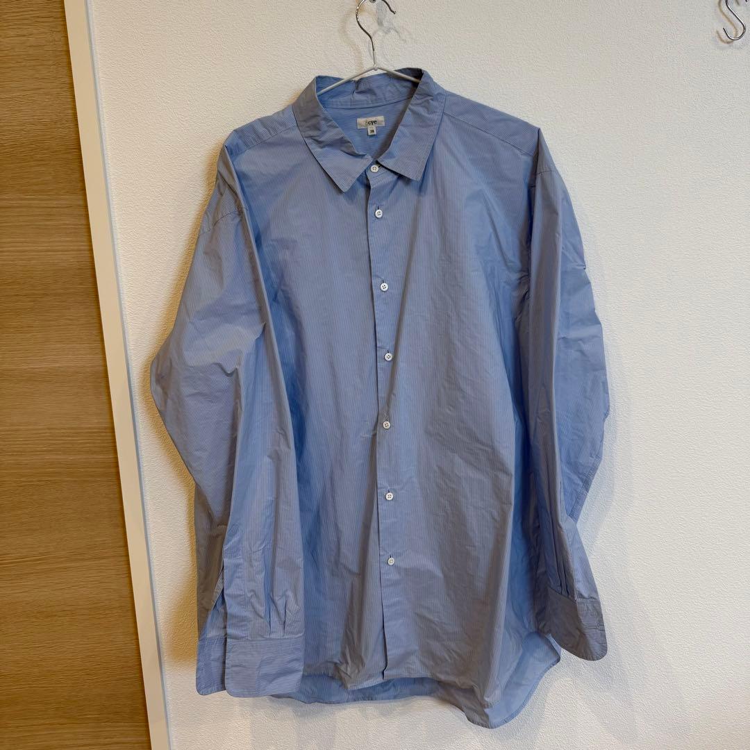 美品 Scye ナイロンタフタ　ビッグシャツ 38