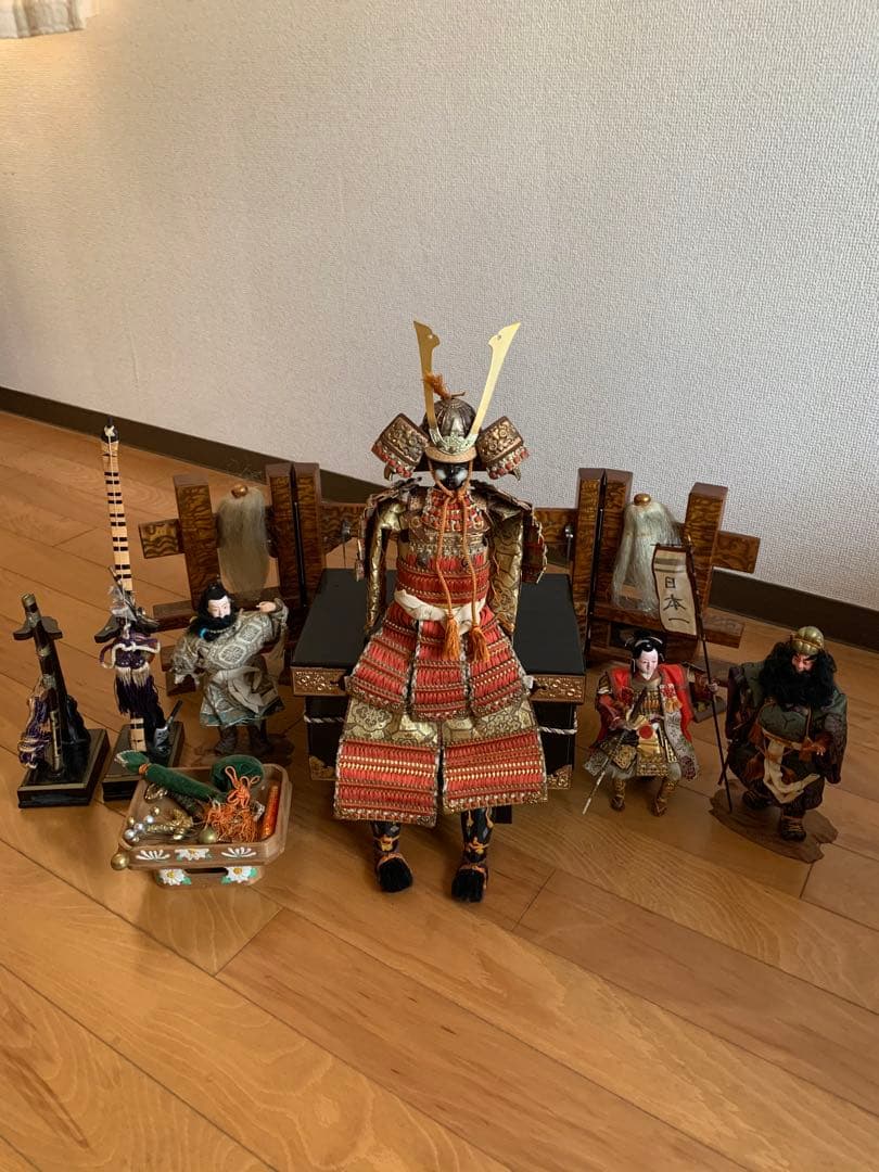 五月人形　昭和レトロ　鎧　兜　子供の日　鯉のぼり　ヴィンテージ　ジャンク