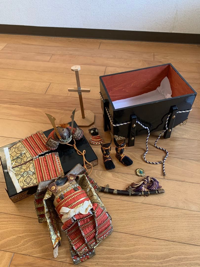 五月人形　昭和レトロ　鎧　兜　子供の日　鯉のぼり　ヴィンテージ　ジャンク