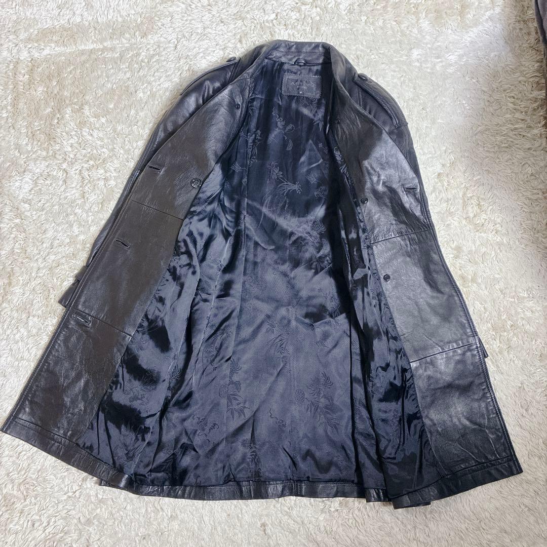 ジャケット・アウター 00s LAMB LEATHER TRENCH COAT ARCHIVE Y2K