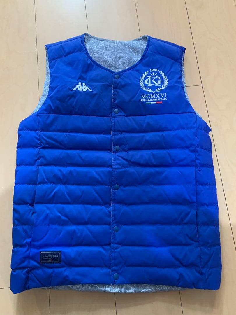 Kappa Golf リバーシブルダウンベスト M