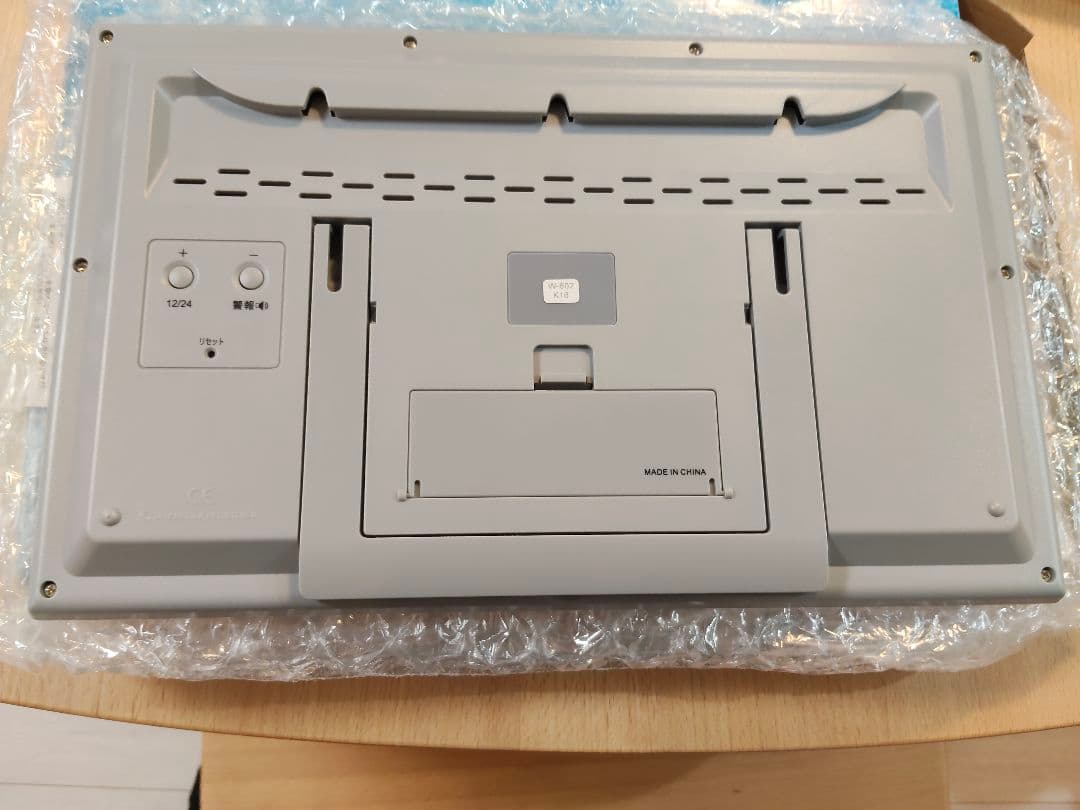 電波時計 温湿度 カレンダー 六曜 環境表示 置掛 W-602WH ノア精密 ③