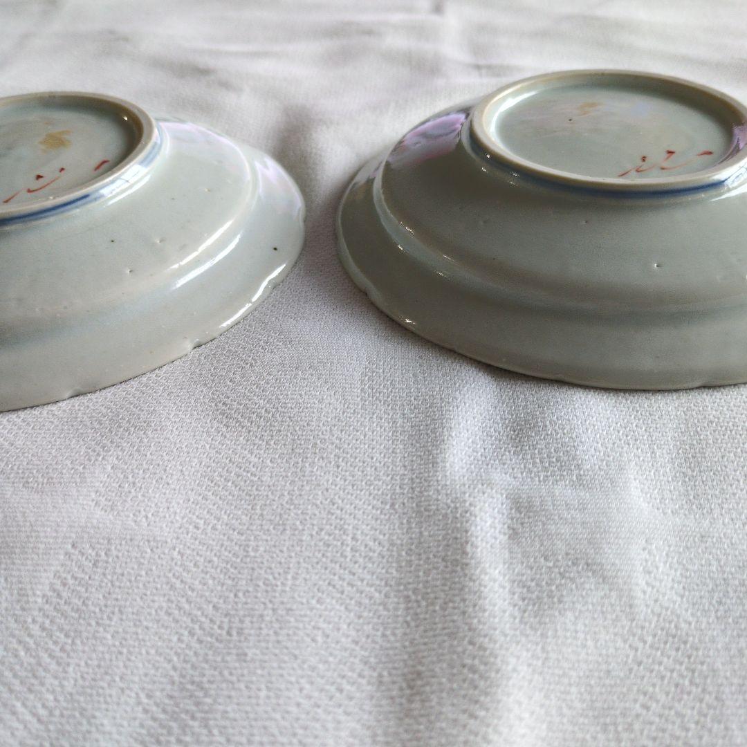 佐藤もも子さん　花柄リム皿2枚