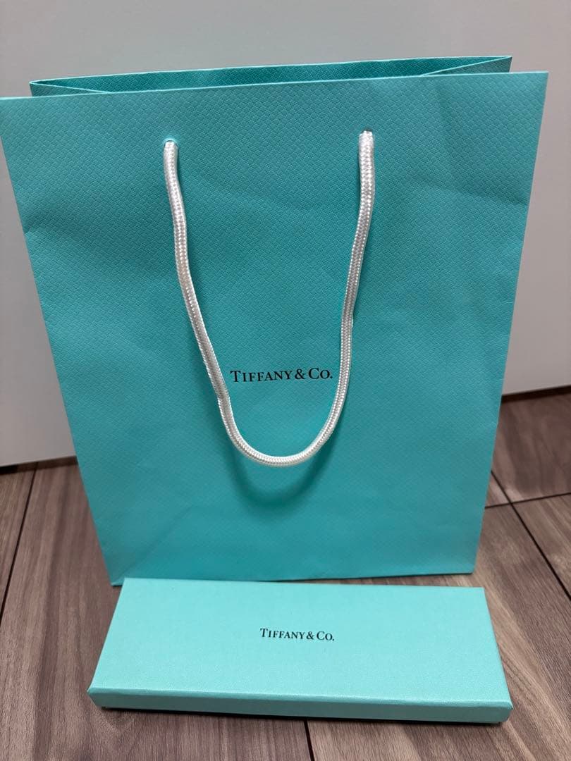希少 Tiffany & Co. ダイヤモンドパースペン 紙袋付き ボールペン