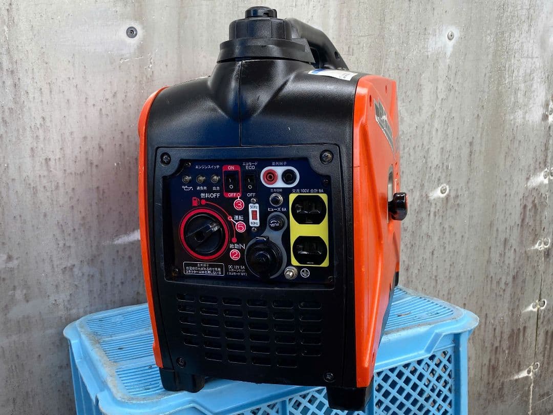 [動作確認済•保証付]KOSHIN インバーター発電機 GV-9i