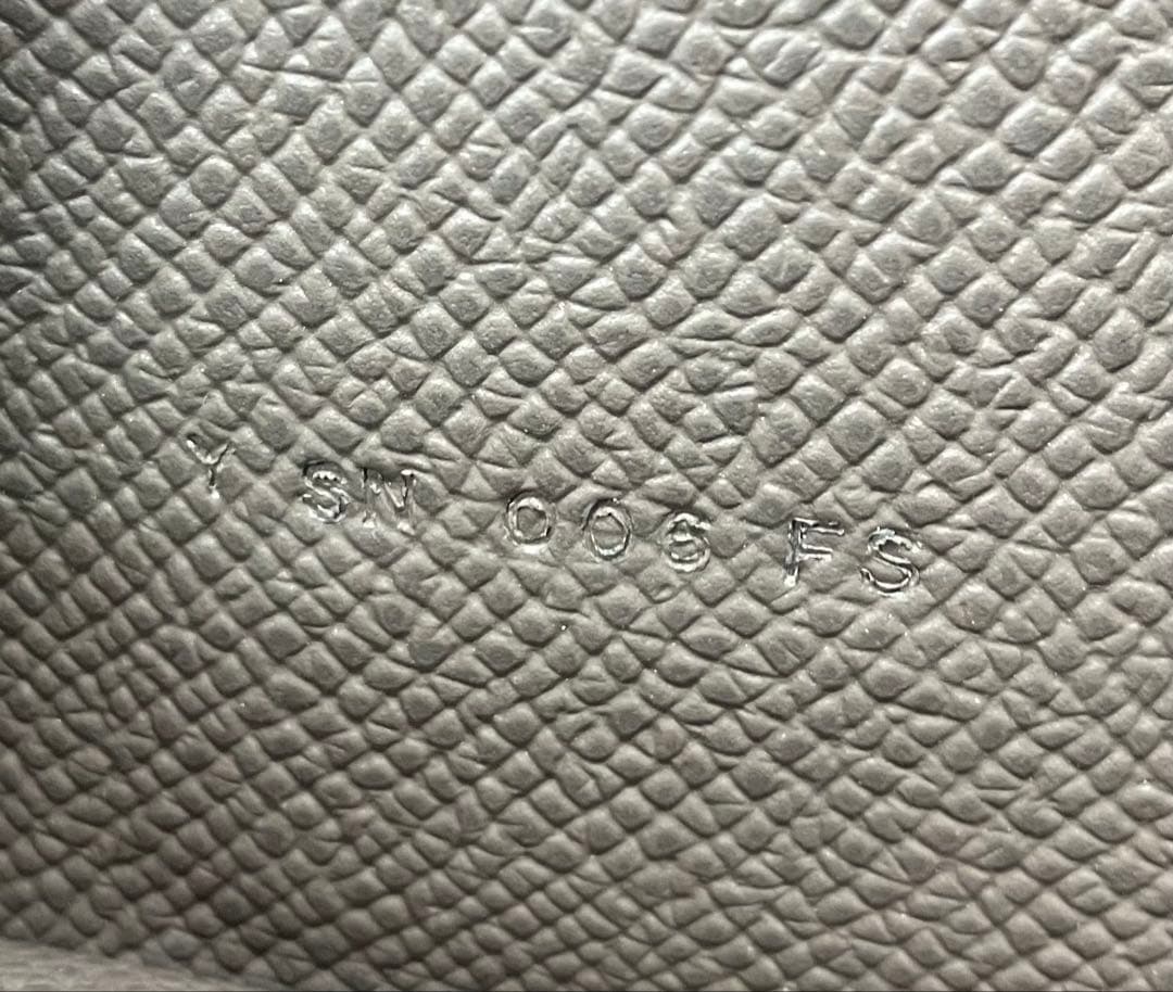 ⭐️ 極美品 エルメス ベアン スフレ 長財布 グレー エタン 鑑定済