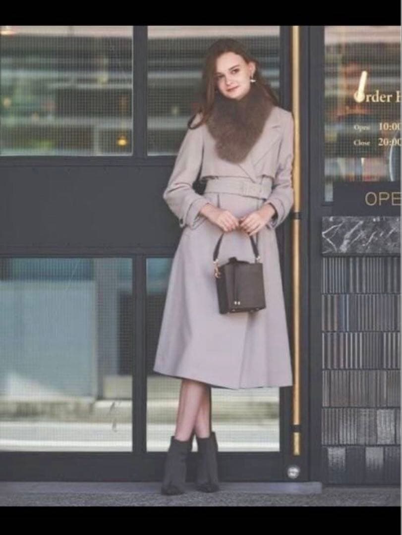 Noela ノエラ　ウールトレンチコート　M 美人百花　田中みな実着用