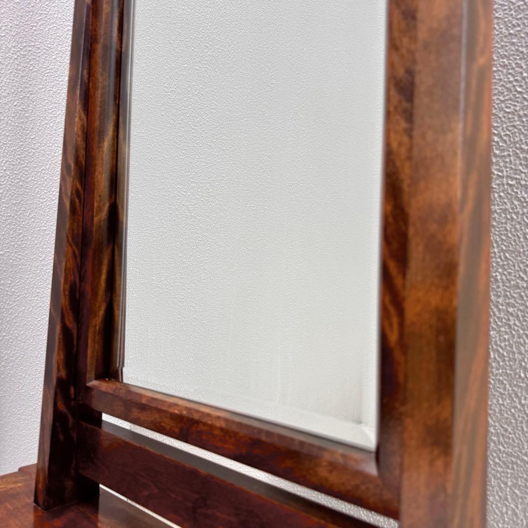 美品✴︎九州民芸 ミズメザクラ 樺材 ドレッサー 鏡台 民芸家具 引出し付 高級