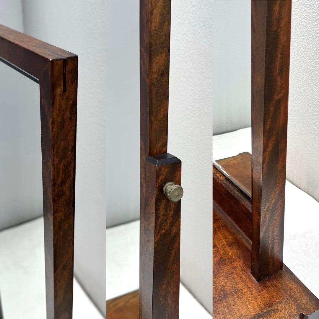 美品✴︎九州民芸 ミズメザクラ 樺材 ドレッサー 鏡台 民芸家具 引出し付 高級