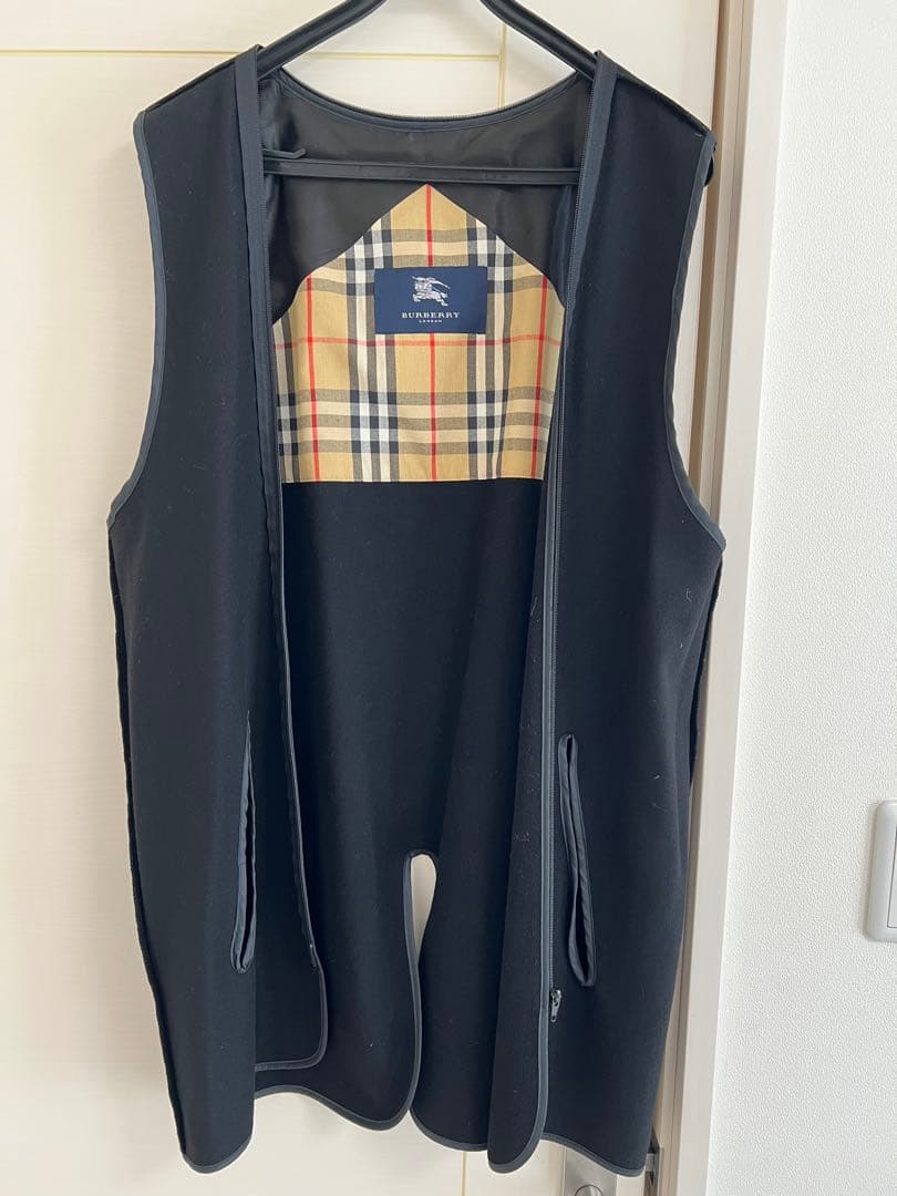 【極美品】BURBERRY LONDON バーバリー ステンカラーコート 黒