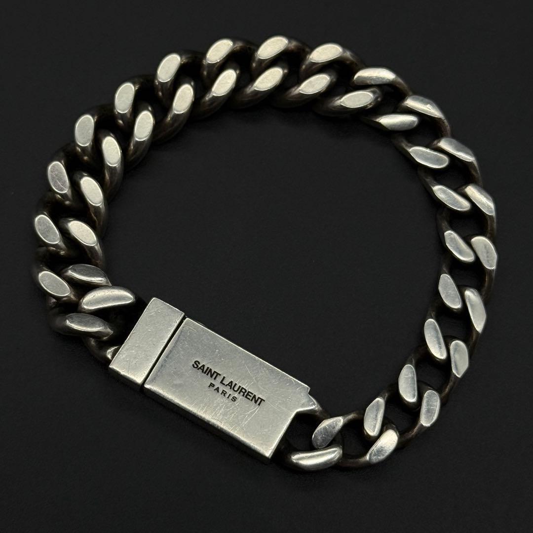 Yves Saint Laurent ブレスレット 喜平 メタルカーブ チェーン