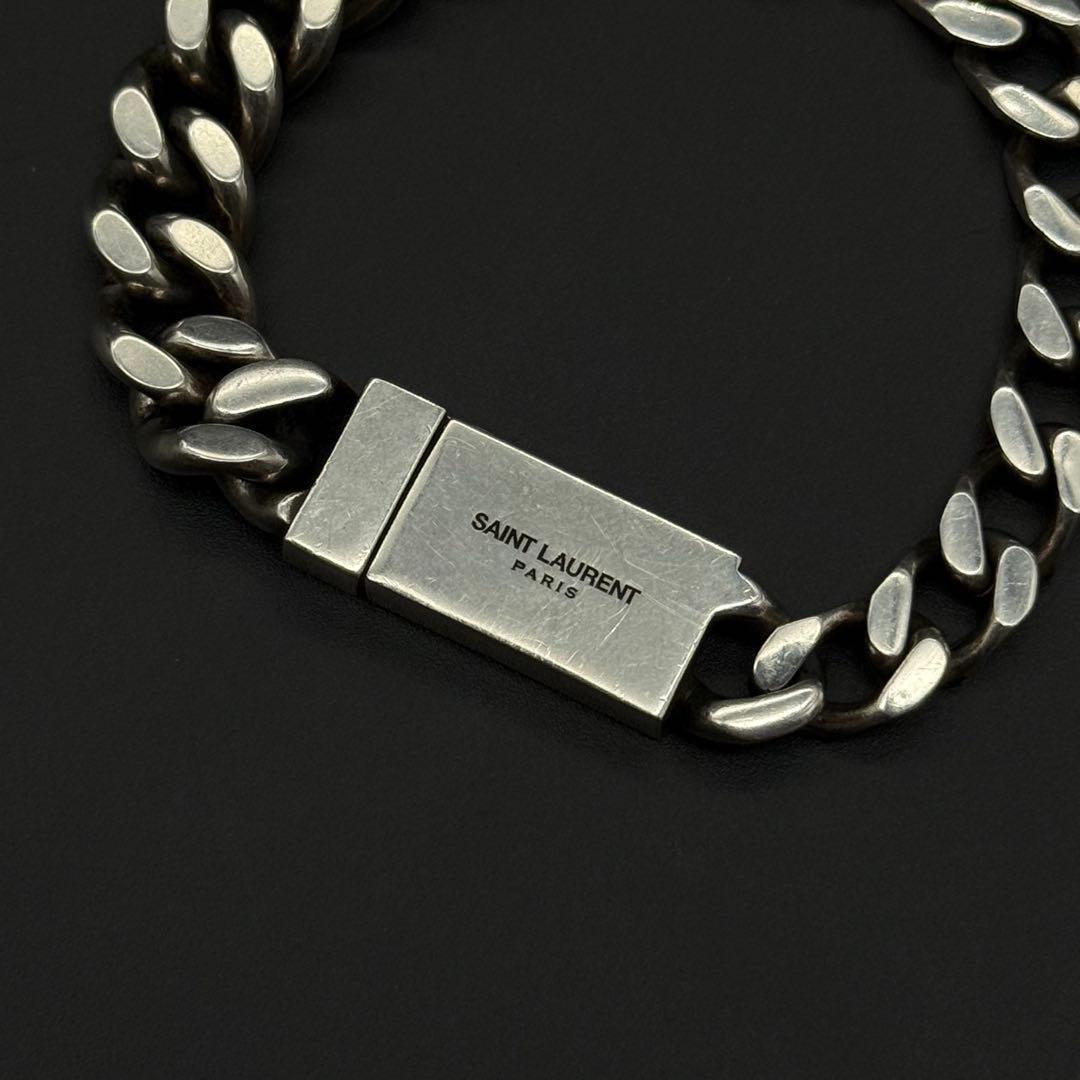 Yves Saint Laurent ブレスレット 喜平 メタルカーブ チェーン