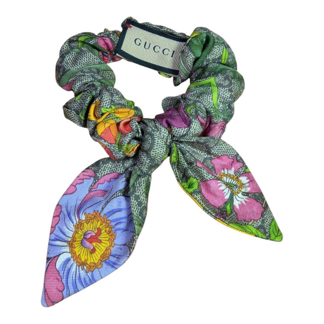 N*s様 GUCCI ヘアゴム・シュシュ 花柄リボン付き