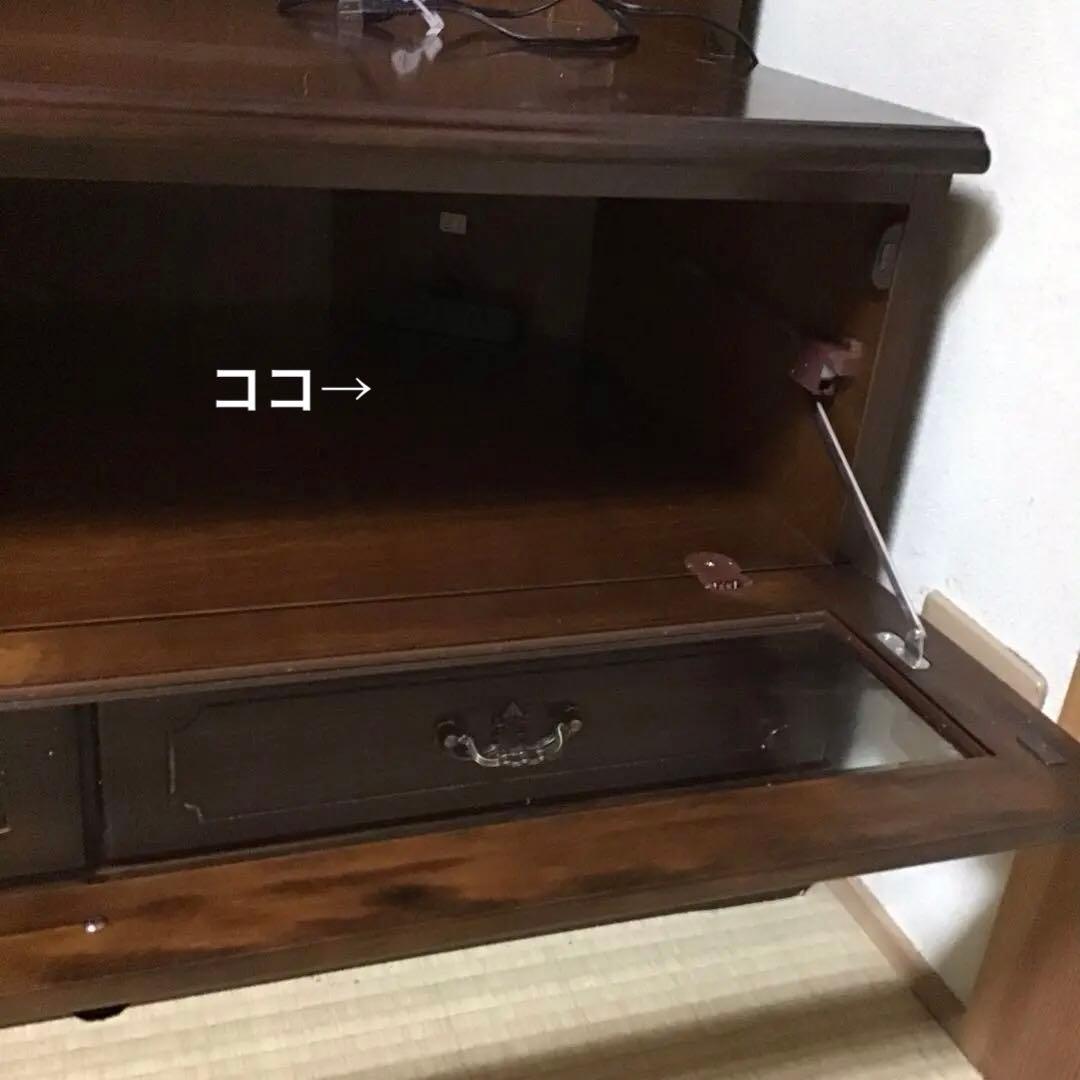 カリモクコロニアルシリーズ　テレビ台　飾り棚　昭和レトロ　アンティーク