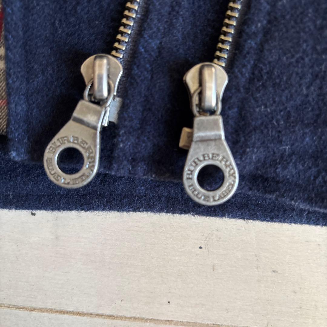 日本製★バーバリーブルーレーベル★ウールライダース　ノバチェック　サイズ38