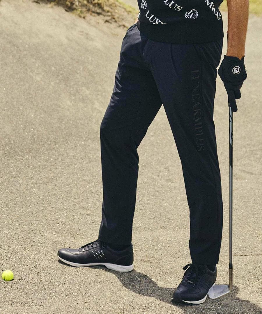 LUXEAKMPLUS / 24SS サイド ロゴ ストレッチ パンツ ゴルフ