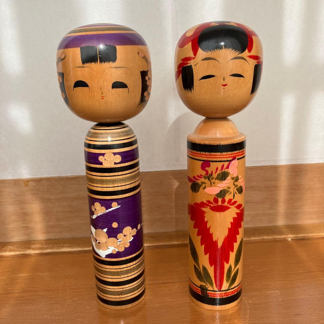 昭和レトロ　大正ロマン　こけし　2点セット