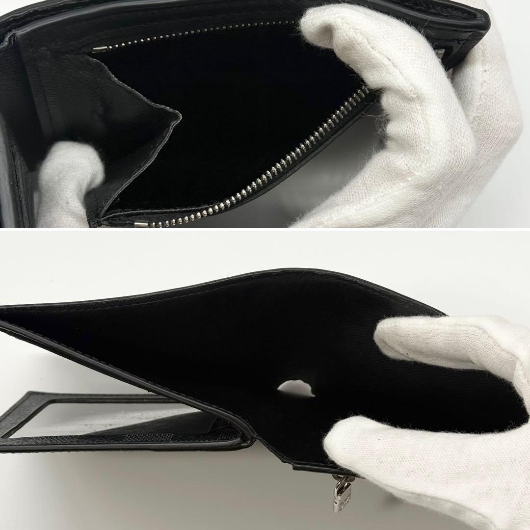 ✨極美品現行品✨ルイヴィトン ダミエグラフィット アメリゴ NM 二つ折り財布黒