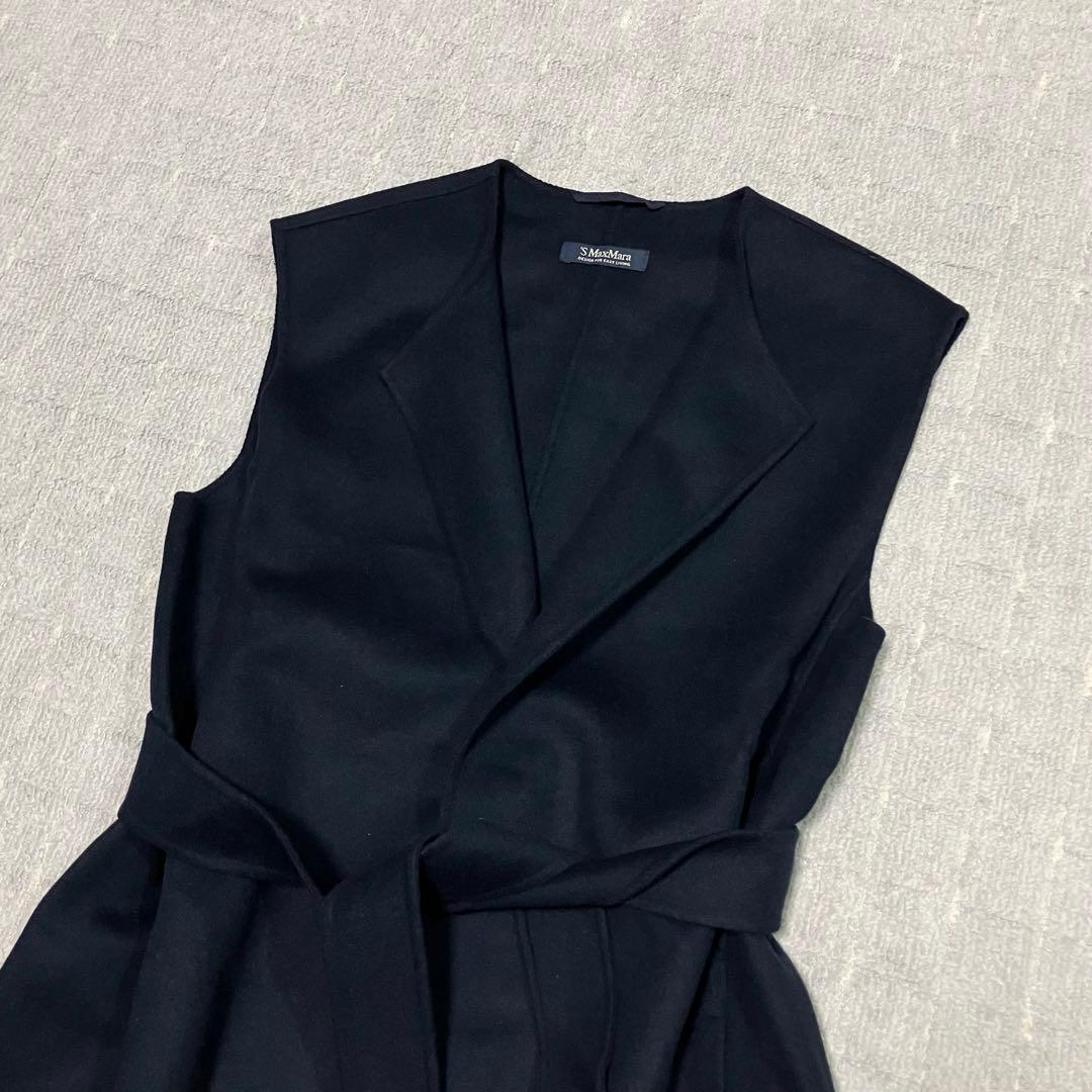 大きいサイズ44！マックスマーラ［クチートアマーノ］アンゴラ混　ロングジレ