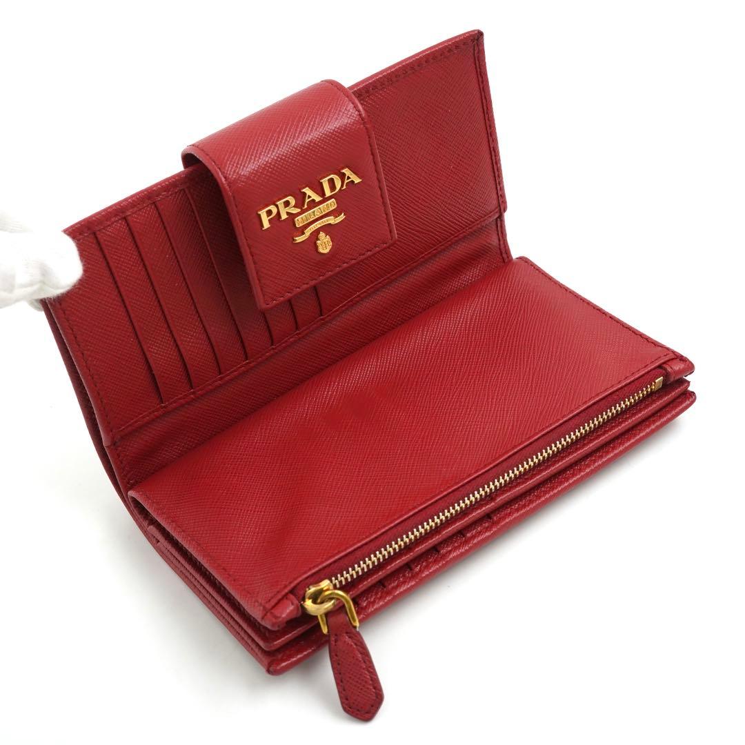 ✨未使用展示品✨　PRADA 長財布　サフィアーノレザー　サフィアーノ　二つ折り