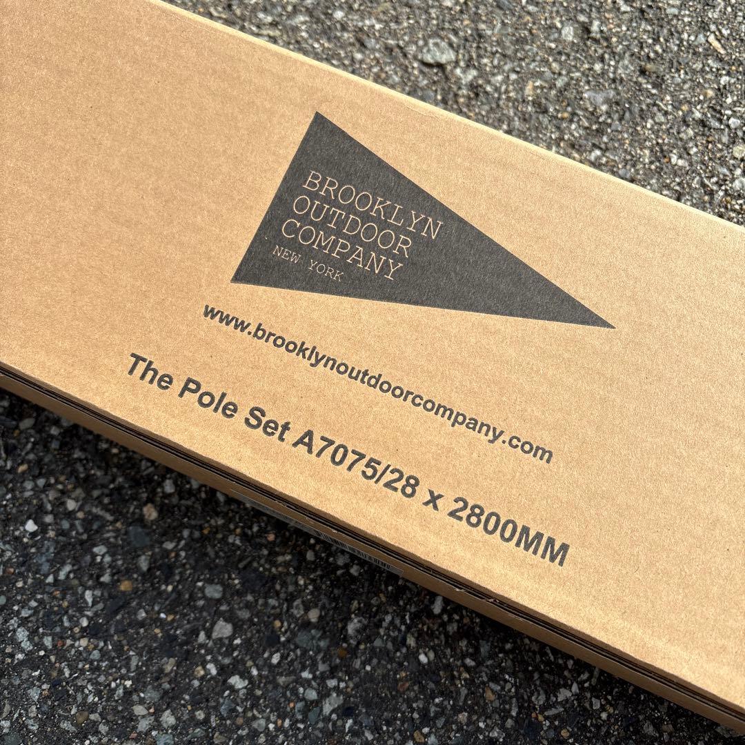 ブルックリンアウトドアカンパニー【新品廃盤】タープポール♪黒