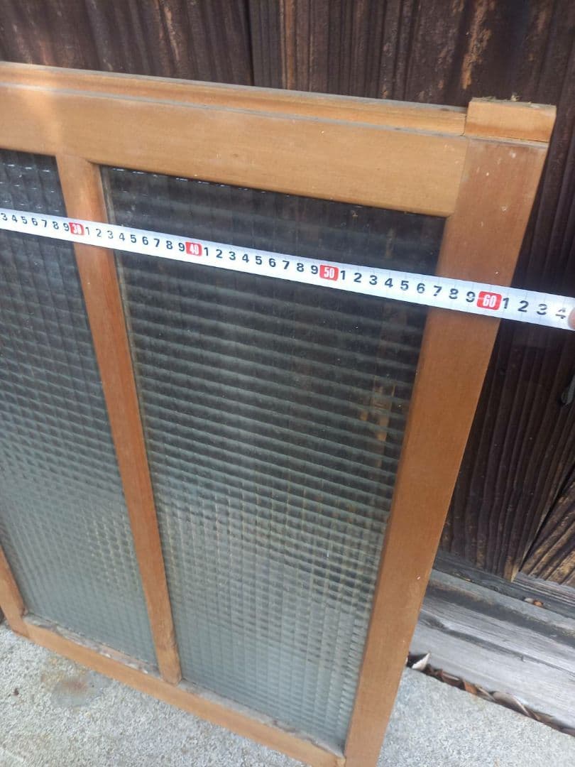 昭和レトロ　ヴィンテージ　建具　木枠　窓枠　アンティーク