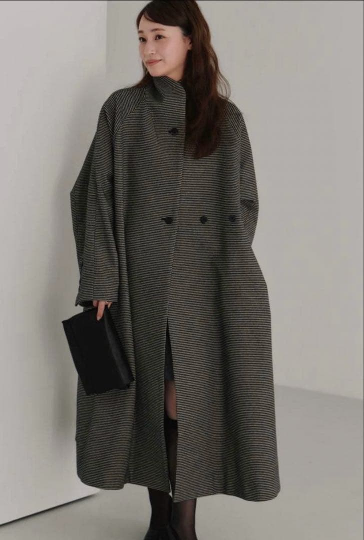 hella tweed long coat ロングコート 25aw