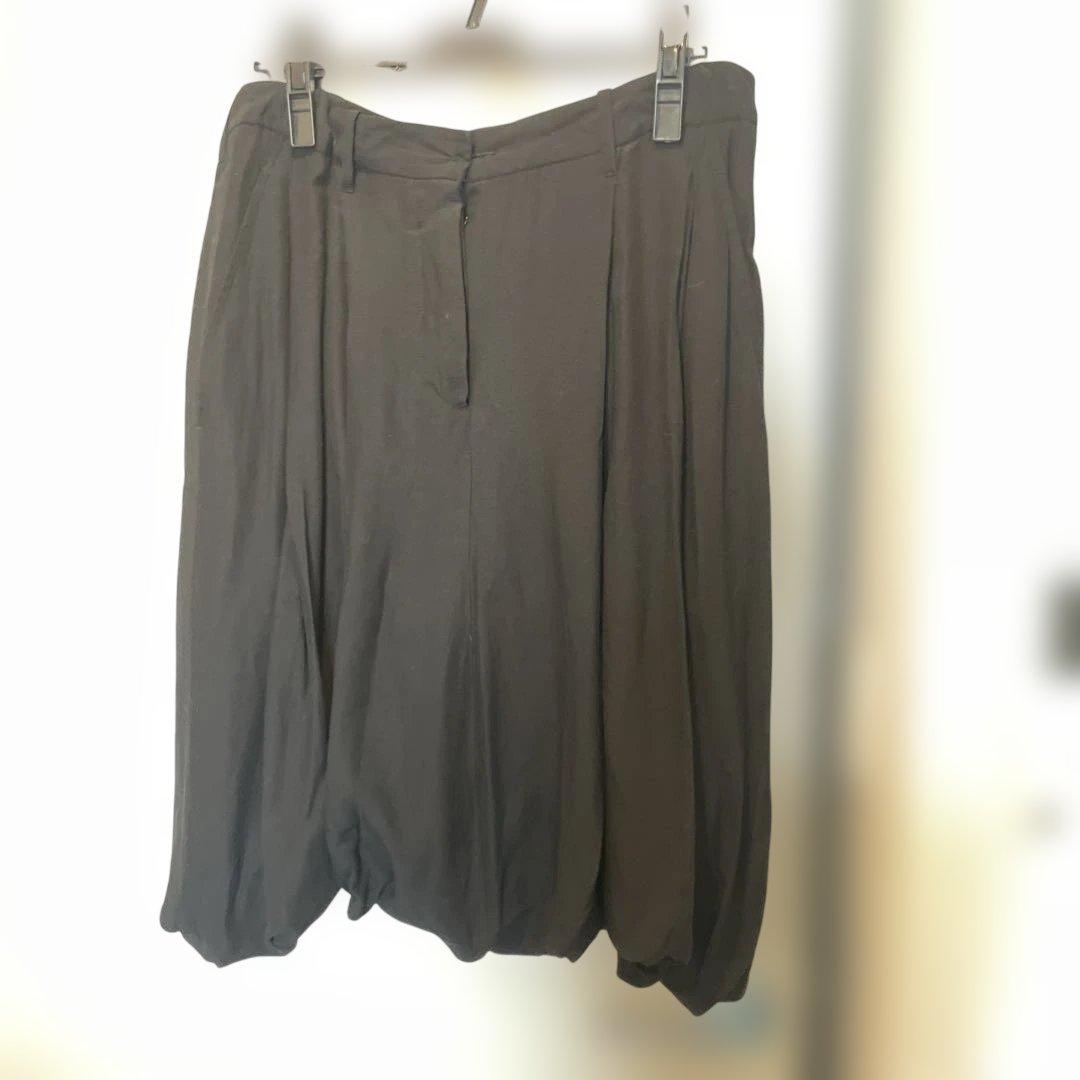 ANN DEMEULEMEESTER ブラック バルーンスカート 36