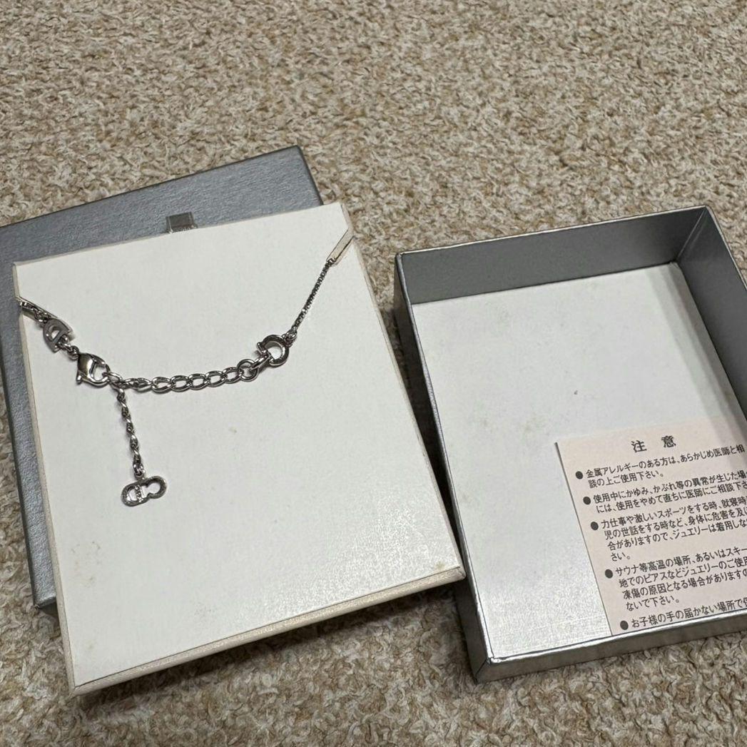 Dior シルバー クロスブレスレット